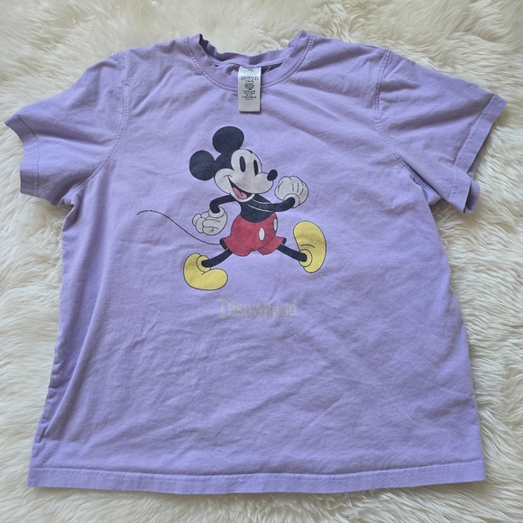Disneyland Mickey Mouse Lavender Graphic T-Shirt - Picture 5 of 6